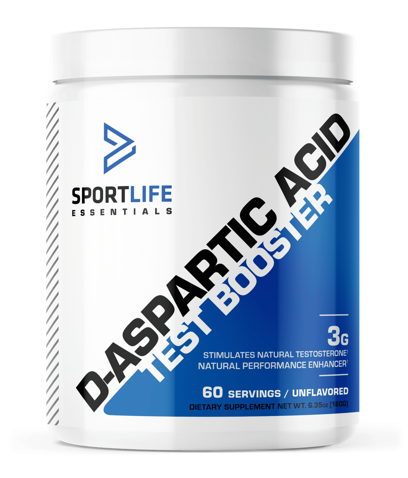 Sportlife | D-Aspartic Acid | 3g (180G)
