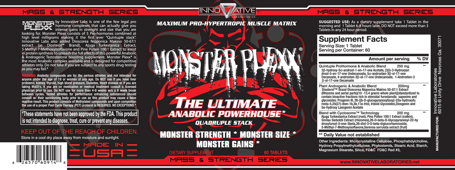 Innovative: Monster Plexx