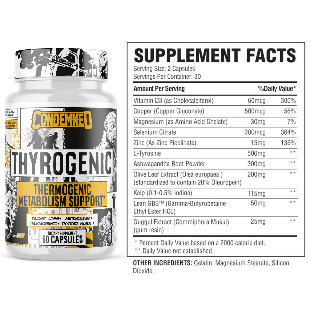 Condemned Labs | Thyrogenic | Thermogenic Thyroid Support